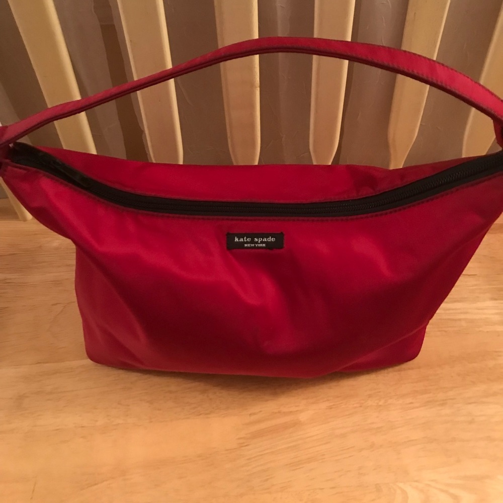 Authentic Kate Spade Ruby Red Nylon Purse